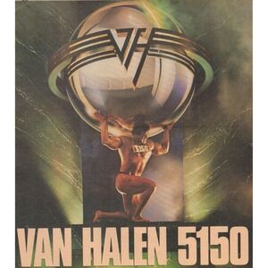 Vintage 1986 Van Halen 5150 Print Ad Sammy Hagar Hard Rock Album Warner Bros